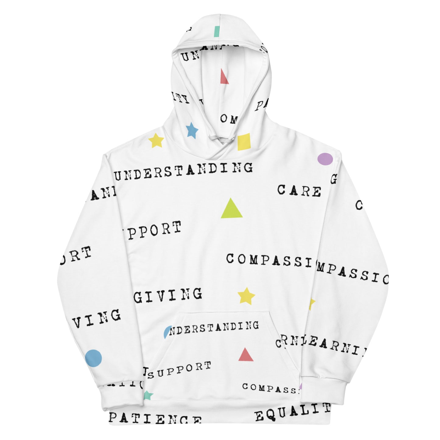 Words and Shapes - Unisex Hoodie