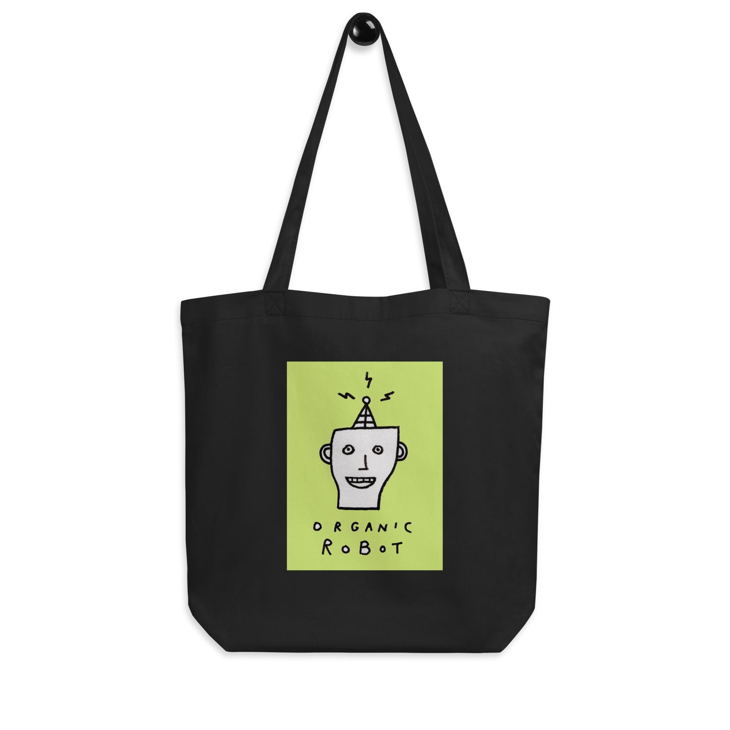 Organic Robot, Green - Eco Tote Bag