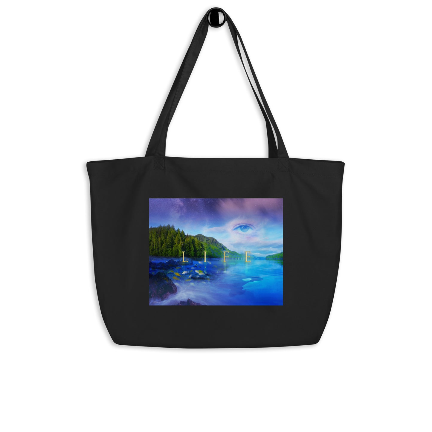 Life Landscape - Large organic tote bag