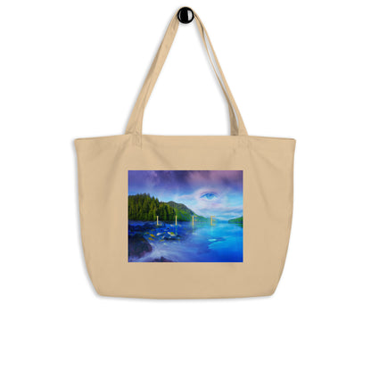 Life Landscape - Large organic tote bag