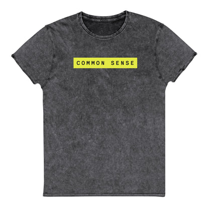 Common Sense - Denim T-Shirt