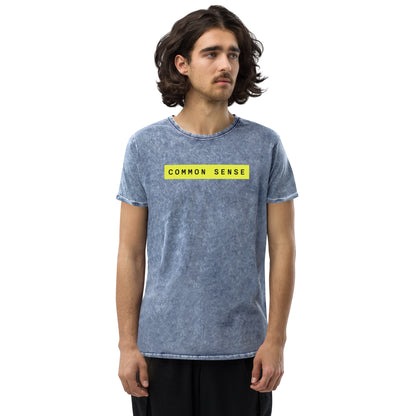 Common Sense - Denim T-Shirt