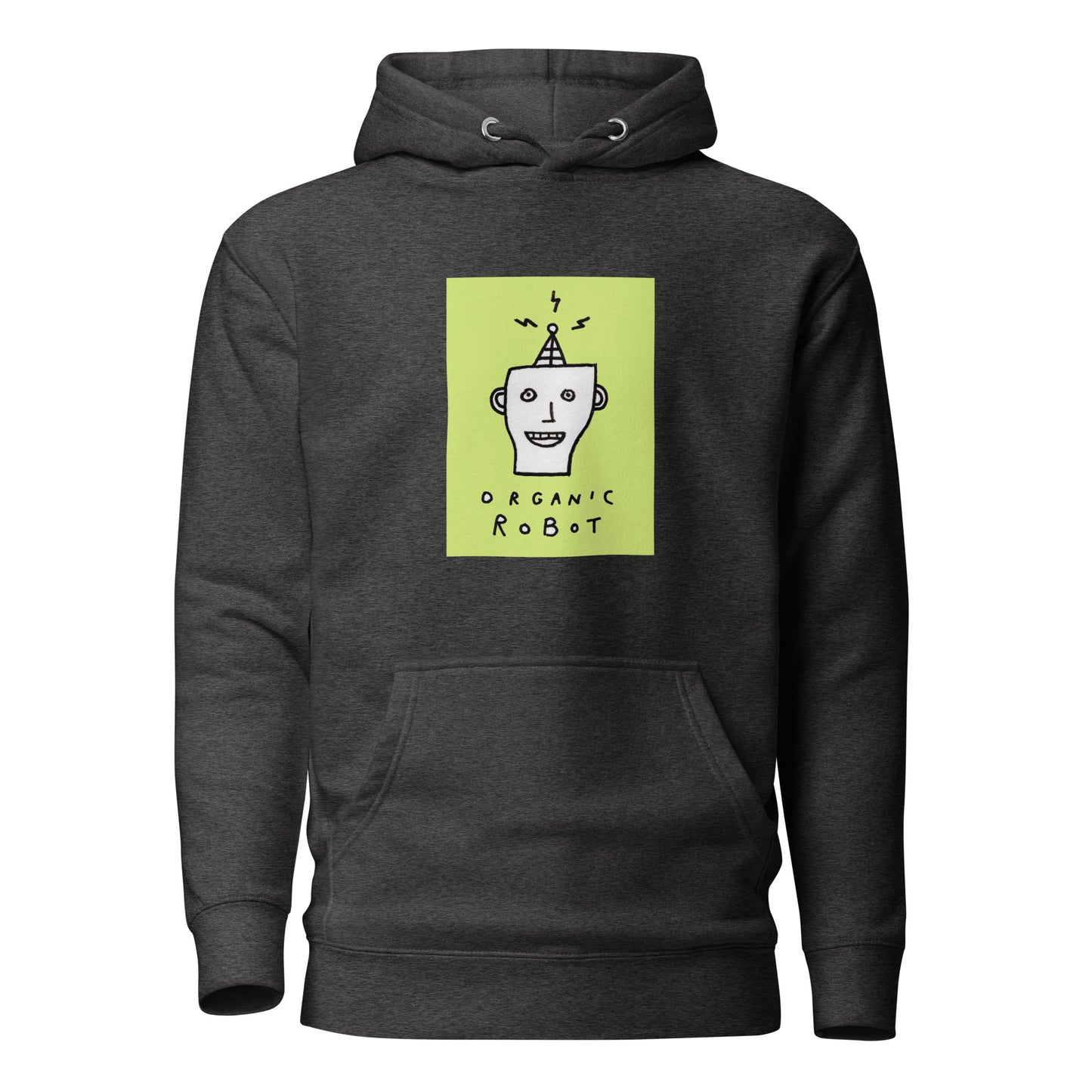 Organic Robot, Green - Unisex Hoodie