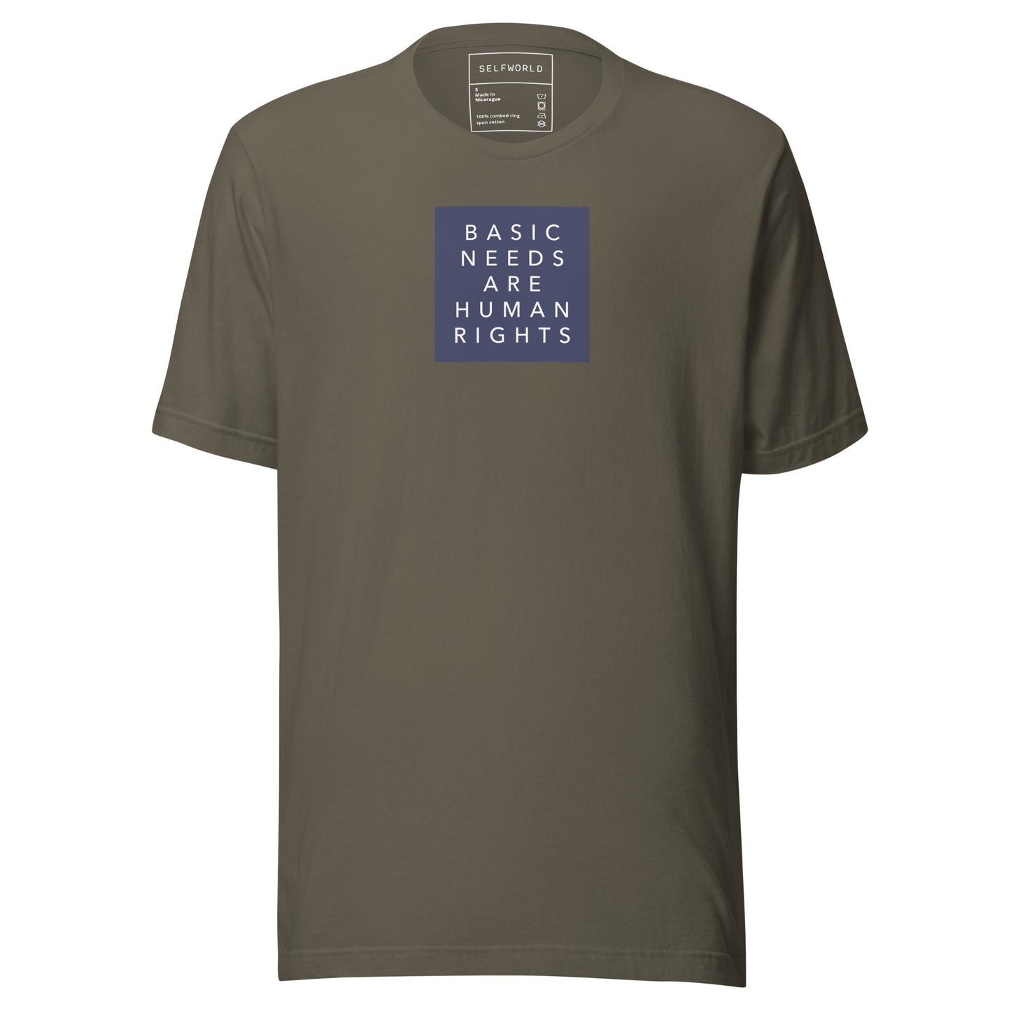Basic Needs are Human Rights - Unisex t-shirt