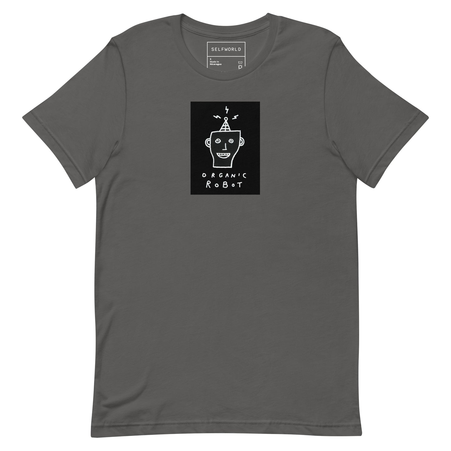 Organic Robot, Black - Unisex t-shirt