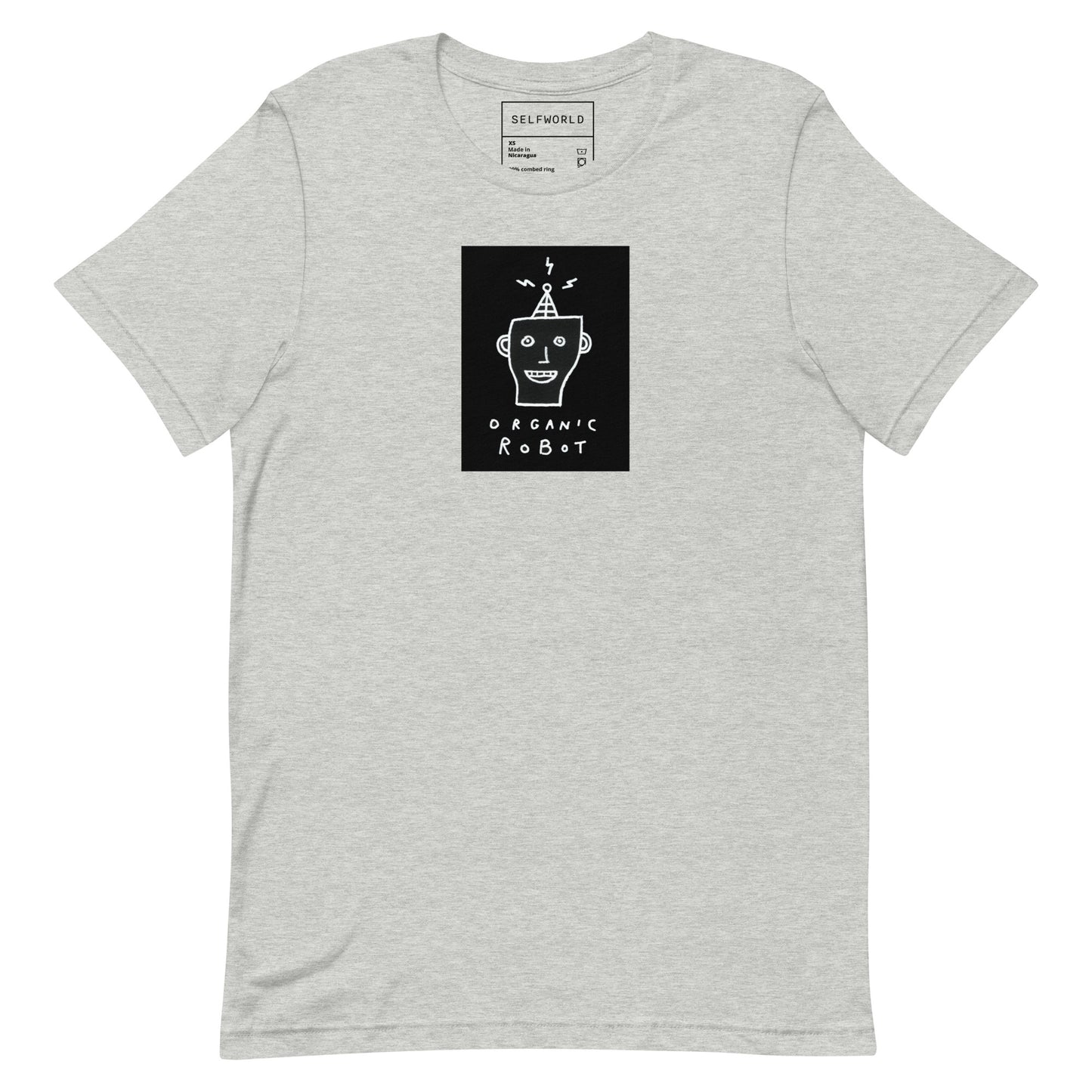 Organic Robot, Black - Unisex t-shirt