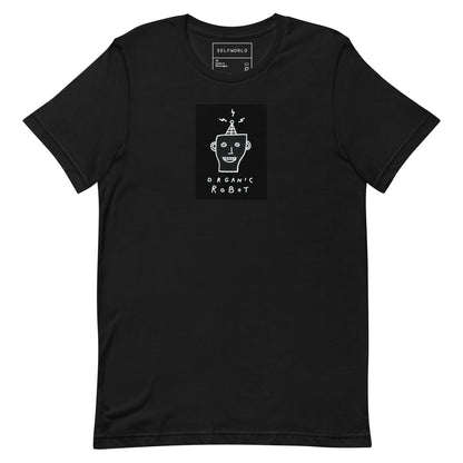 Organic Robot, Black - Unisex t-shirt
