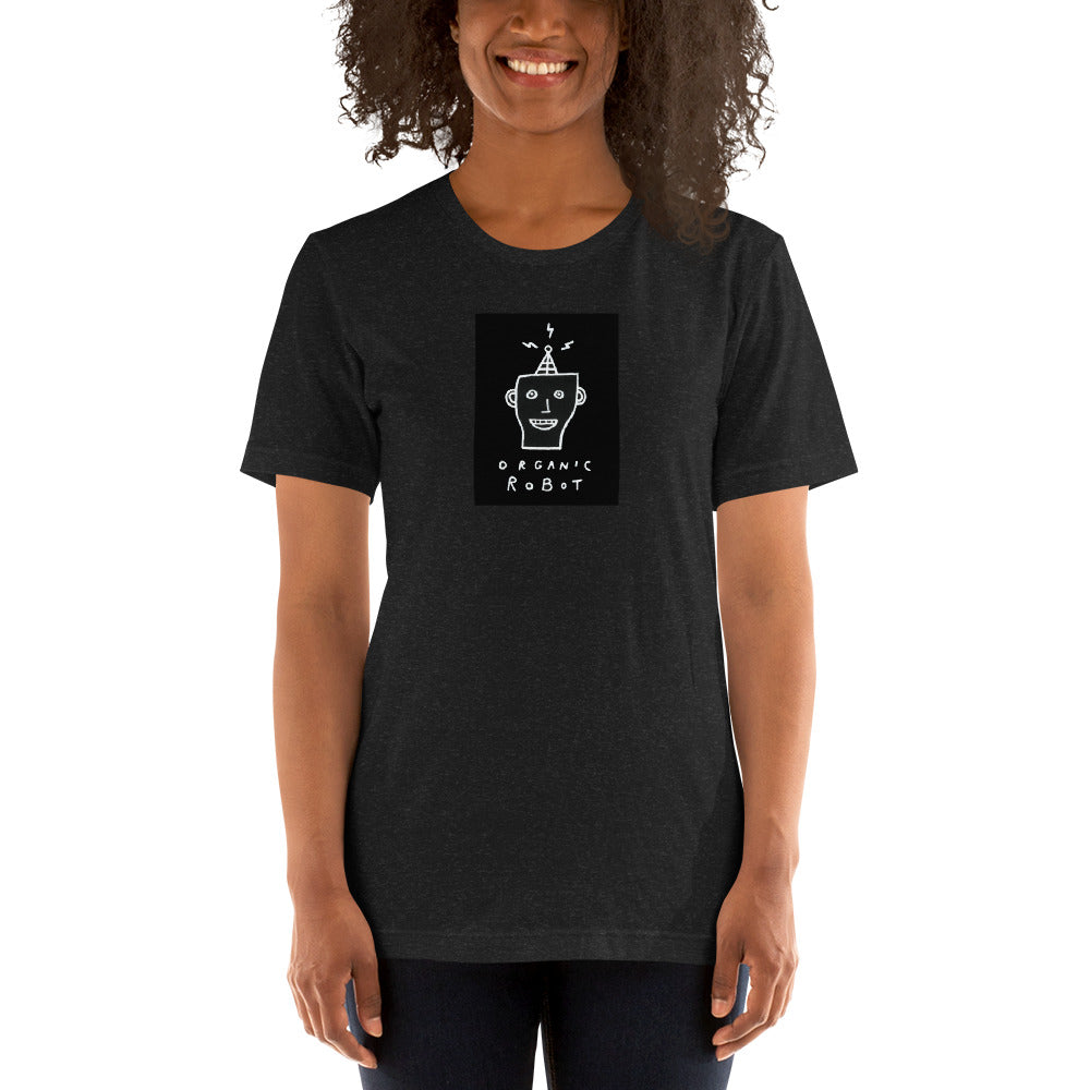 Organic Robot, Black - Unisex t-shirt