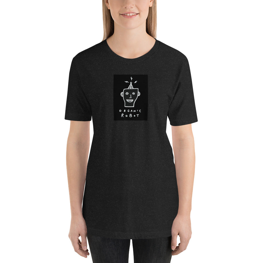 Organic Robot, Black - Unisex t-shirt