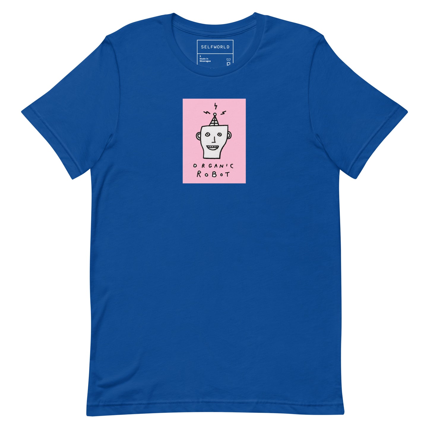 Organic Robot, Pink - Unisex t-shirt