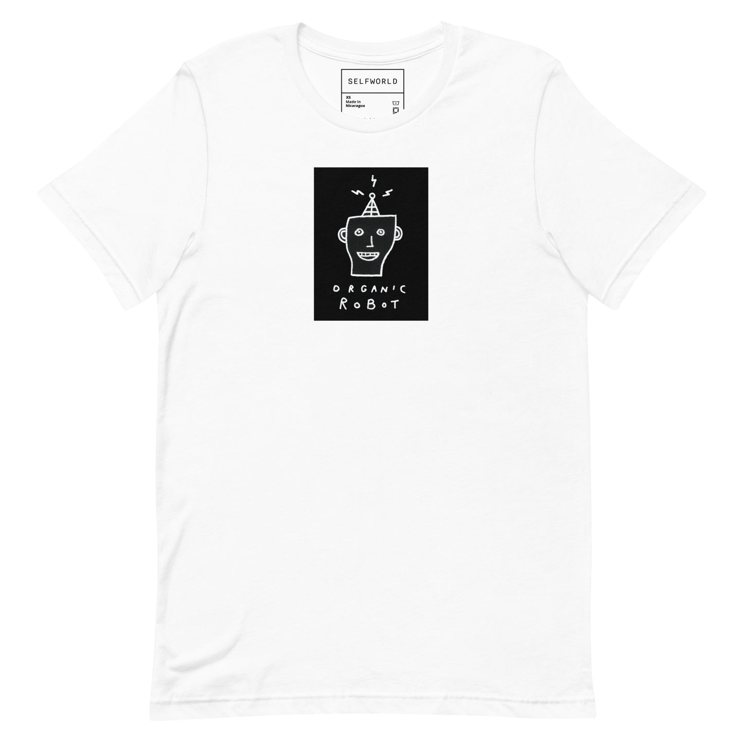 Organic Robot, Black - Unisex t-shirt