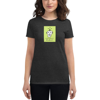 Organic Robot, Green - Women's short sleeve t-shirt