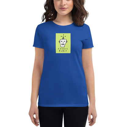 Organic Robot, Green - Women's short sleeve t-shirt