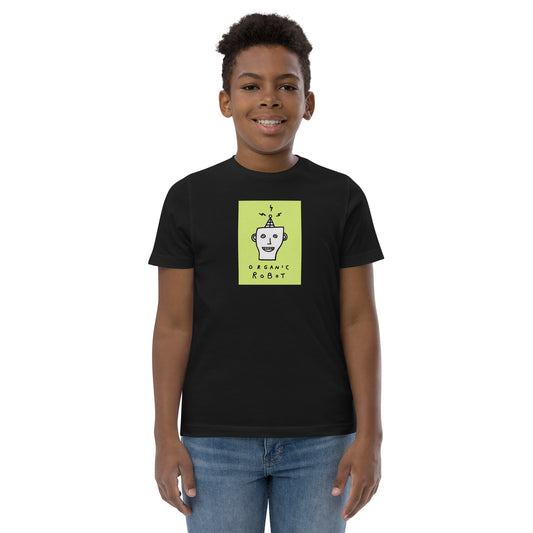 Organic Robot, Green - Youth jersey t-shirt